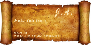Juda Adrienn névjegykártya